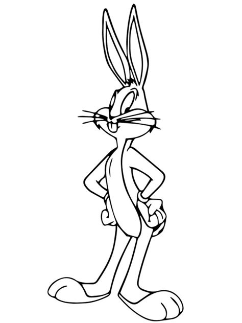 Dibujos Para Colorear Bugs Bunny Dibujosparaimprimires