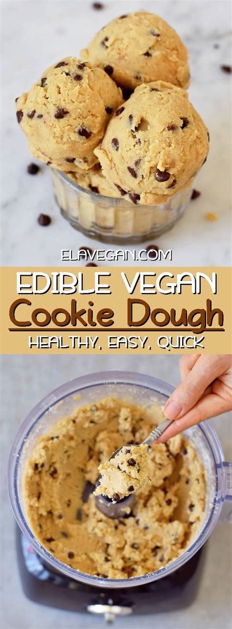 This Edible Vegan Cookie Dough Contains Only 8 Ingredients And One Of