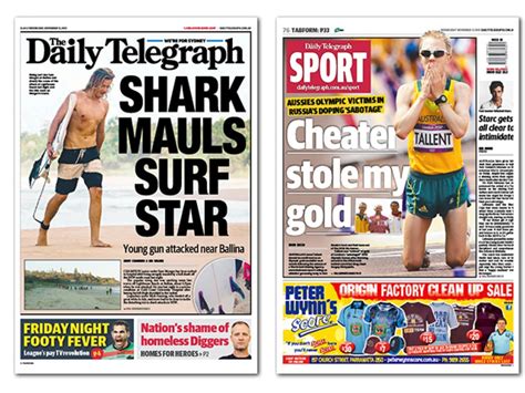 Our Daily Sunday Telegraph Front Pages Daily Telegraph