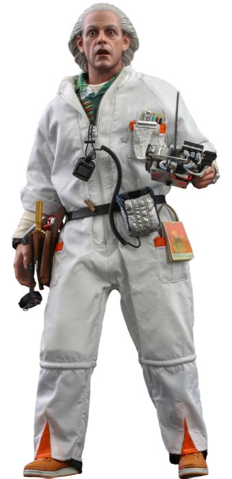 Back To The Future Doc Brown 16th Scale Hot Toys Action Figure By