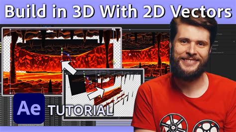 how to build in 3d using 2d vectors after effects tutorial at cinecom motion graphics youtube