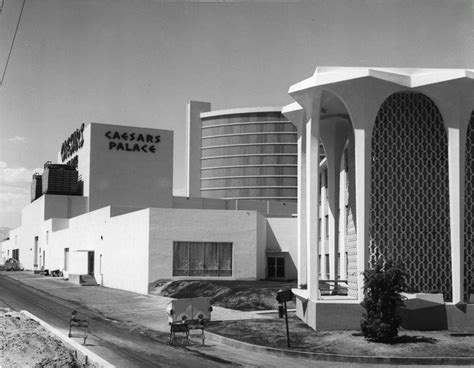 Black And White Photograph Of The Caesar Palace Hotel In Las Vegas N Y C