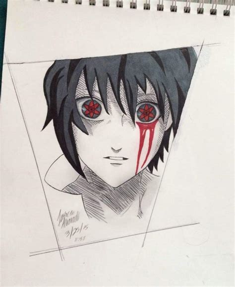 Sasuke Uchiha Ugly Drawing How To Draw Sasuke Uchiha Pencil