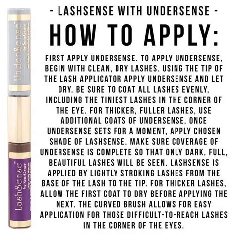 How To Apply Lashsense With Undersense I Would Love To Tell You About