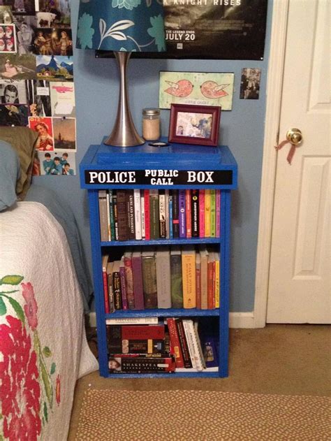 My First Ever Homemade Tardis Bookcase Doctor Who Room Tardis