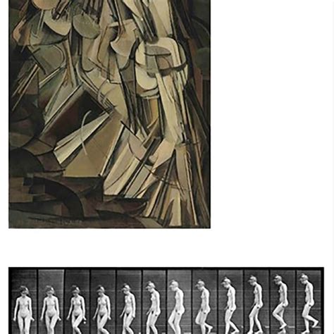 Top Nude Descending A Staircase No 2 By Marcel Duchamp 1912
