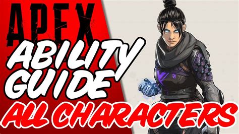 Apex Legends Character Ability Starter Guide New Tips Full Game Play