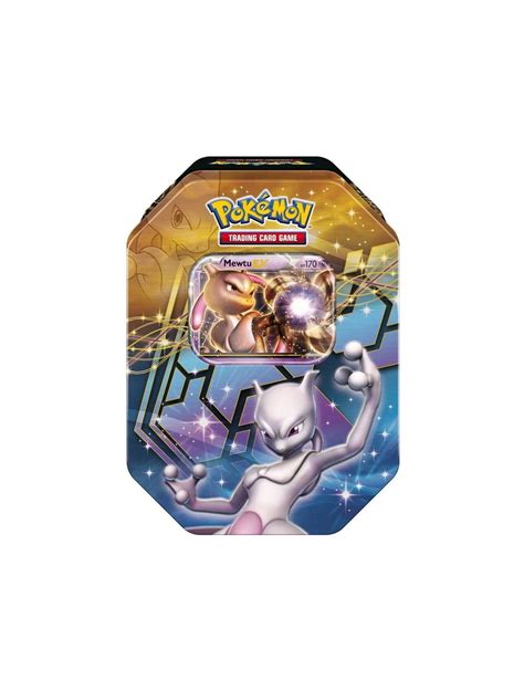 Pokémon Cards Tin Box 30 Mewtu De Cardport Collectors Shop