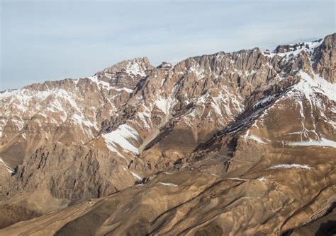 Mountains Between Kabul And Mazar E Sharif In Afghanistan Stock Image