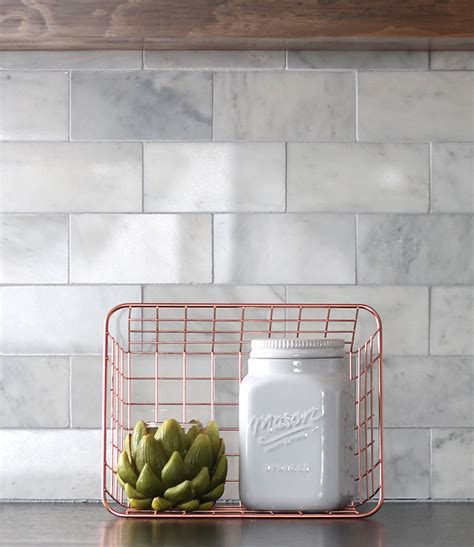 However, a lot of people are not sure on what to do when you have an electrical outlet on the wall. DIY Marble Subway Tile Backsplash: Tips, Tricks and What ...