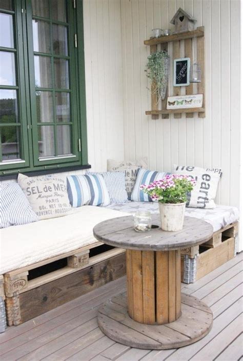 Sunnypillow palettenmöbel gartenmöbel set aus holz indoor/outdoor europaletten möbel sofa für balkon terrasse garten geflammt eckbank 120x60cm höhe: Pin von Niclas Roth auf Balkon | Europaletten sofa, Möbel ...