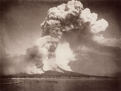 The Eruption Of Mt Vesuvius By Giorgio Sommer Pompeii Pompeii And