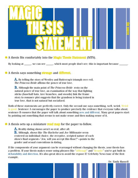 First, a strong thesis statement influences your teacher's feedback on your essay and your final grade for it. 45 Perfect Thesis Statement Templates (+ Examples) ᐅ ...