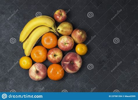 Set Of Fresh Juicy Fruits On Table Stock Photo Image Of Table Fruits