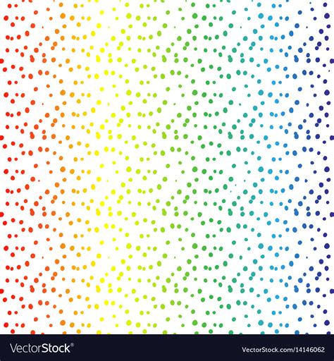 Rainbow Dots Abstract Background Royalty Free Vector Image