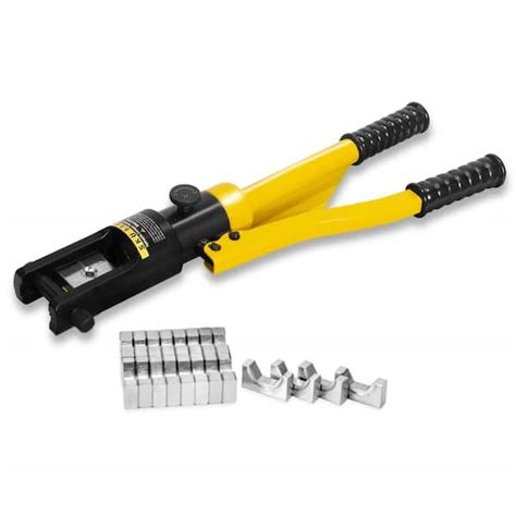 XtremepowerUS 16 Ton Cable Lug Hydraulic Wire Cable Terminal Crimper