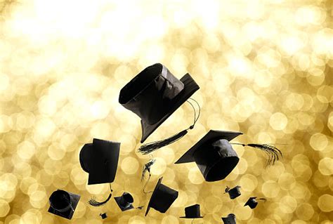 Best Graduation Caps Thrown In The Air Stock Photos Pictures And Royalty