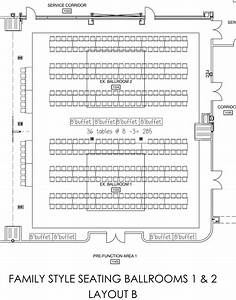 Family Style Seating Ballroom A B