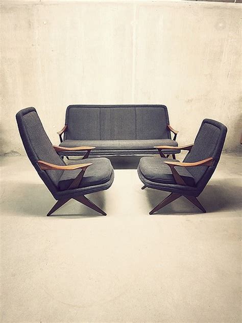 Danish Mid Century Vintage Design Seating Group Vintage Ontwerpen