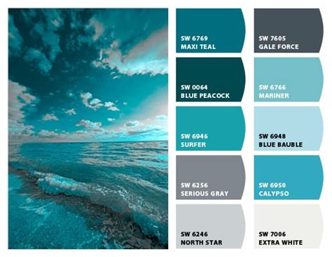 15 Color Palettes Inspired By The Ocean The Cameron Team