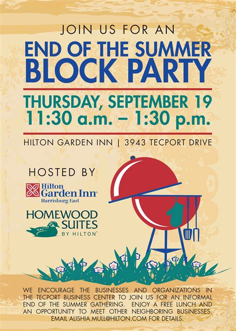 Block Party Invitations Free Printable
