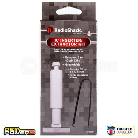 Radioshack Ic Inserter And Extractor Tool Set Kit 6 To 40 Pin 2761581