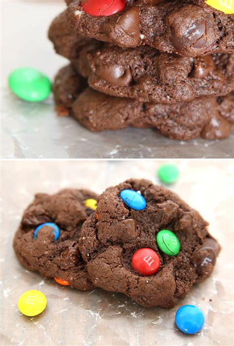 Quick And Easy Double Chocolate Chip Cookies From A Cake