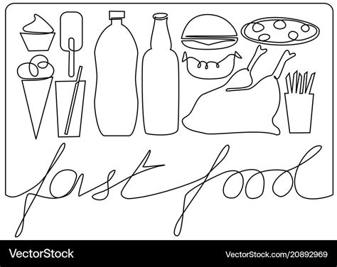 Line Art Drawings Food Doug Lavelle
