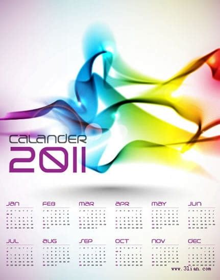 2011 Calendar Vector Eps Uidownload