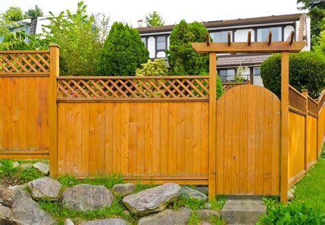 Fence Styles And Designs For Backyard Front Yard Images