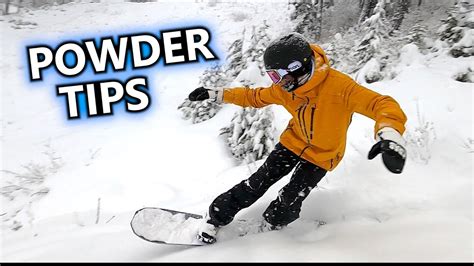 Tips For Snowboarding In Powder Youtube