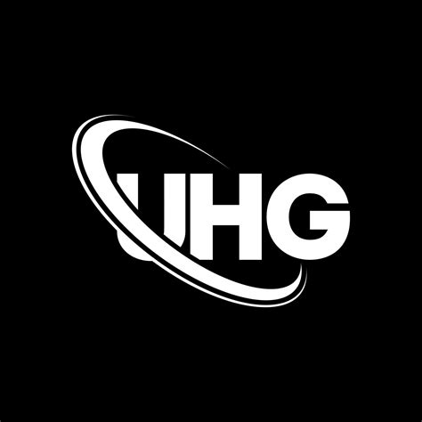 UHG logo. UHG letter. UHG letter logo design. Initials UHG logo linked