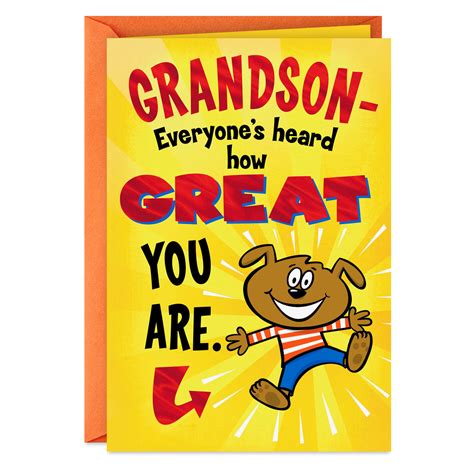 Free Printable Grandson Birthday Cards