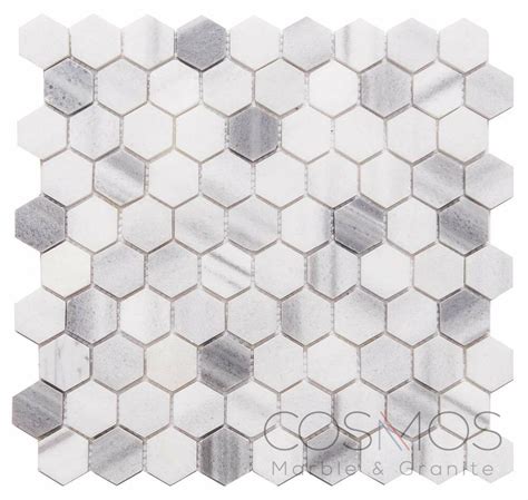 Hex Marble Mosaic Hex Mosaic Cosmos Marble And Granite