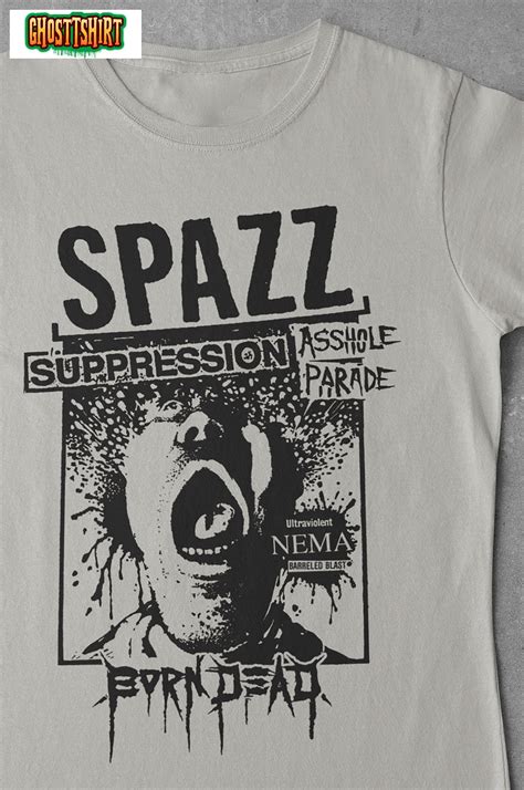 Spazz Concert Flyer Suppression Unisex T-Shirt