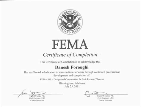 Fema 361 Certified