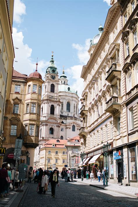 Cobblestone Streets Of Prague Entouriste