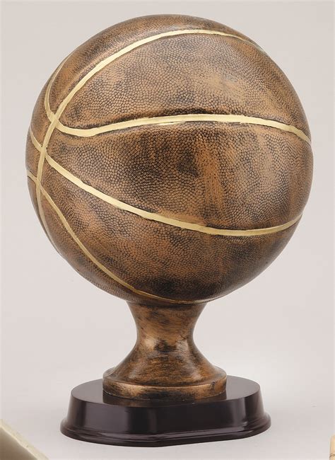 Large Basketball Resin Awardthe Trophy Trolley