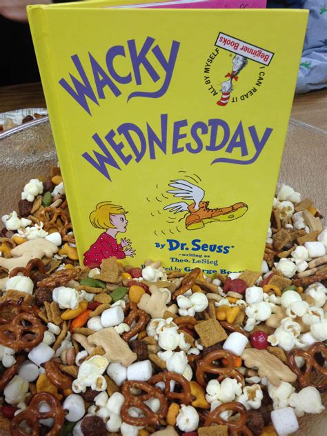 Wacky Wednesday Snack Dr Seuss Preschool Crafts Dr Seuss Week Dr