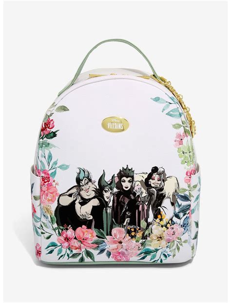 Disney Villains Floral Mini Backpack Boxlunch Exclusive Boxlunch