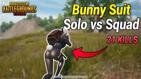 21 KILLS WIN WITH BUNNY SUIT PUBG Mobile LIGHTSPEED Solo Vs Squad