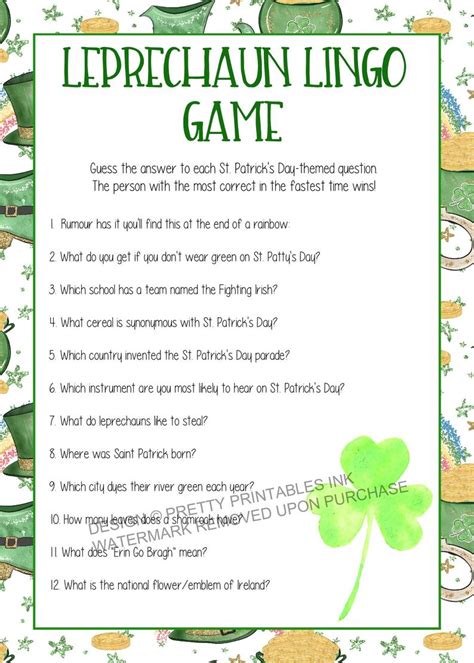 Rd.com holidays & observances st. Pin by Erin McFarlane on Crafts | St patrick's day trivia, St patricks day quotes, St patrick's ...