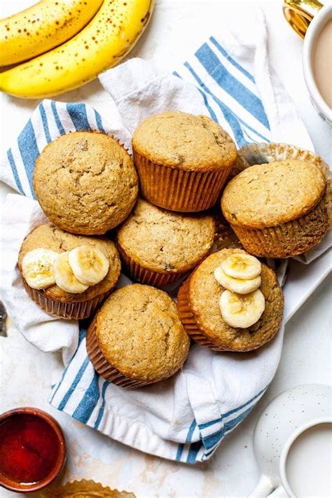 This recipe is the perfect ratio of flour, coarse just like my crazy dough and crazy cookie recipes, this easy muffin recipe starts with a plain vanilla. Banana Muffins - Two Peas & Their Pod