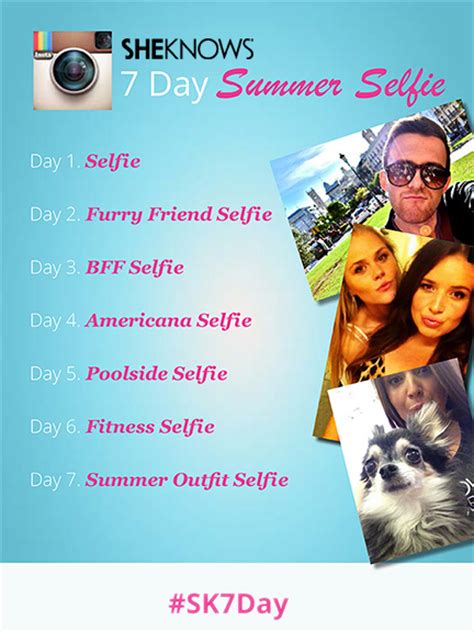 Sheknows Day Summer Selfie Instagram Challenge Sheknows