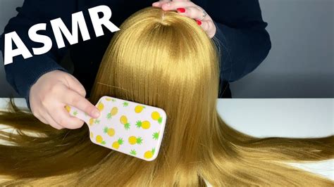Asmr Relaxing Mannequin Hair Brushing Head Massage And Spraying 💆🏻‍♀️ Youtube