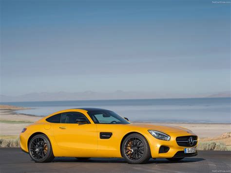 Mercedes Benz Amg Gt Coupe Cars 2015 Germany Yellow Jaune