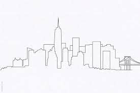 Easy drawings of new york city. new york city skyline line drawing - Google Search ...