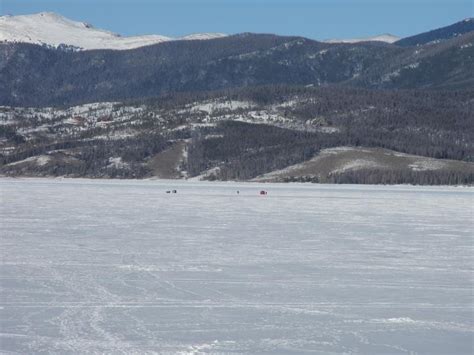Ice Fishing The Great Lakes Of Colorado Ice Fishing At Lake Granby