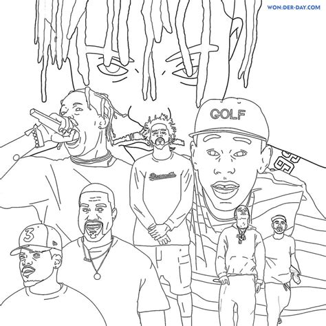 Juice WRLD Coloring Pages - Free coloring pages