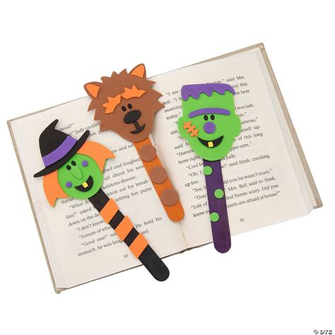 Halloween Character Bookmark Craft Kit Makes 12 Oriental Trading